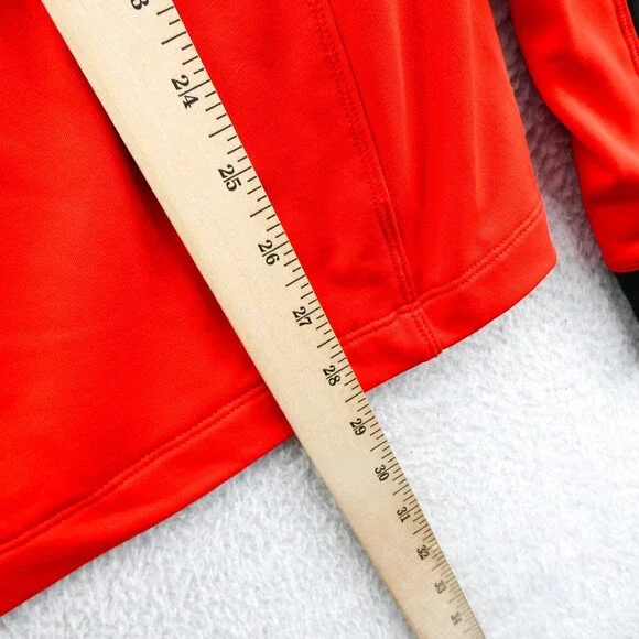 Obermeyer Jacket Large Womens‎ Orange 1/4 Zip Aspen Ski Colorado Casual Sporty - Picture 9 of 14